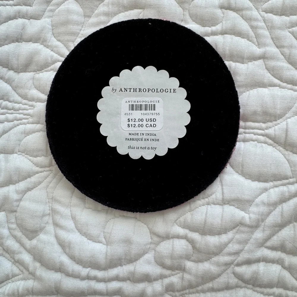 NEW Anthropologie Fiona Coasters: Garnish Edition, Lemon - Picture 5 of 5